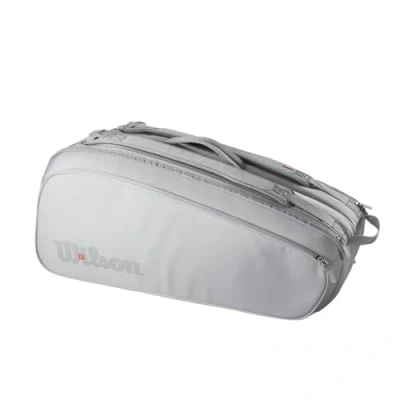Afbeelding van Wilson Shift Super Tour 9PK Artic Ice Grijs/Oranje