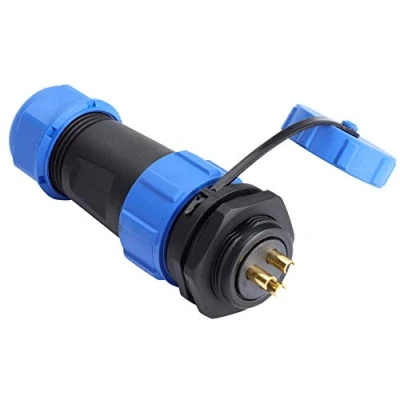 Afbeelding van Luchtvaart stekker SP21 IP68 waterdicht 500V 30A speaker aansluitstekker 3 polig