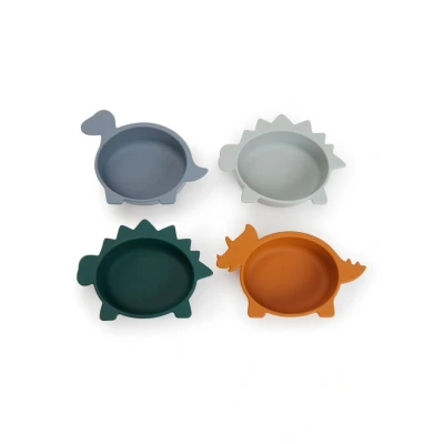 Afbeelding van Kom Liewood Iggy Dino Blue Multi Mix (Set van 4)