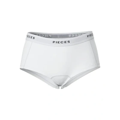 Afbeelding van PIECES short PCLOGO wit