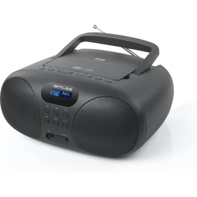 Afbeelding van Muse MD 208DB Boombox met DAB+/FM radio en CD speler, zwart