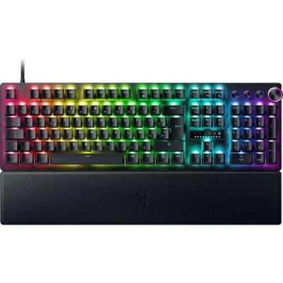 Afbeelding van Razer Huntsman V3 Pro (analoge schakelaar) Optisch Gamer toetsenbord (Quick Release, analoge schakelaar instelbaar van 0,1 tot 4,0 mm, PBT dubbele toetsen) AZERTY zwart