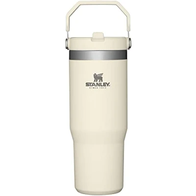 Afbeelding van STANLEY Klassieke The IceFlow Flip Straw Tumbler 30OZ crème