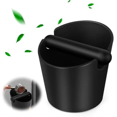 Afbeelding van NVIYAM Afklopbak voor zeefdragers, afslagcontainer zeefhouder, accessoires, Knock Box koffiedik, koffiedik afslagcontainer, koffieaccessoires
