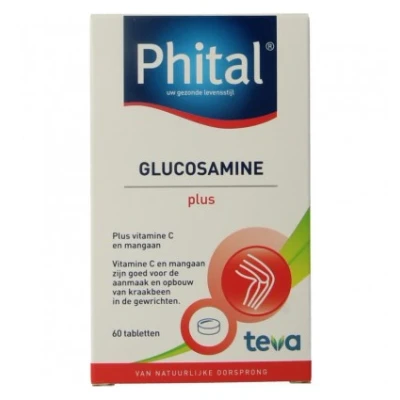 Afbeelding van Phital Glucosamine Plus, 60 tabletten