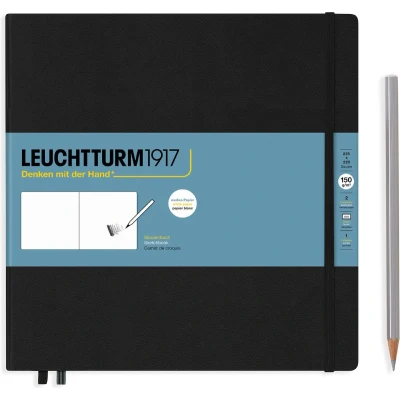 Afbeelding van Leuchtturm1917 Carré Schetsboek met harde kaft Black