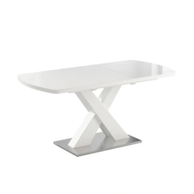 Afbeelding van Vicco Eettafel Chinto, wit, 120 x 80 cm uittrekbaar
