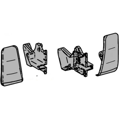 Afbeelding van Thule Eindkappen 8000 Wit Kleurloos Luifels Accessoires
