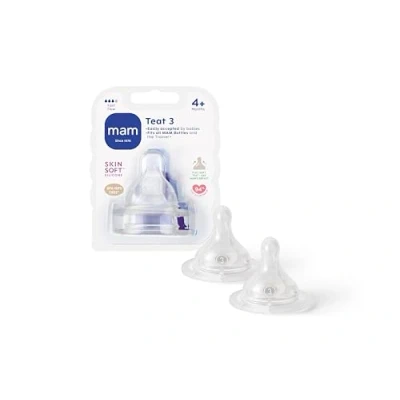 Afbeelding van MAM Zuignap maat 3 vanaf 4 maanden (2 stuks)