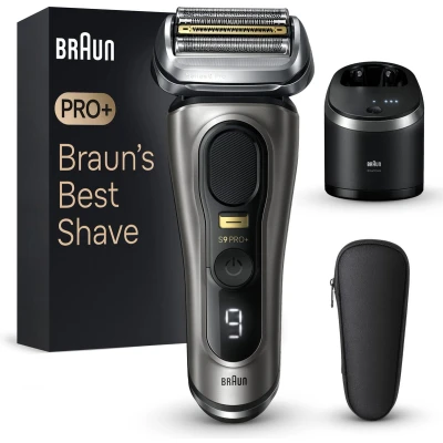Afbeelding van Braun Series 9 Pro+ 9565cc Elektrisch Scheerapparaat SmartCare Center Wet &amp; Dry Grafiet