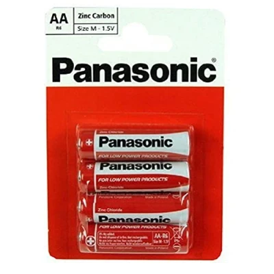 Afbeelding van Panasonic AA Zink Carbon Batterijen 4 Stuks