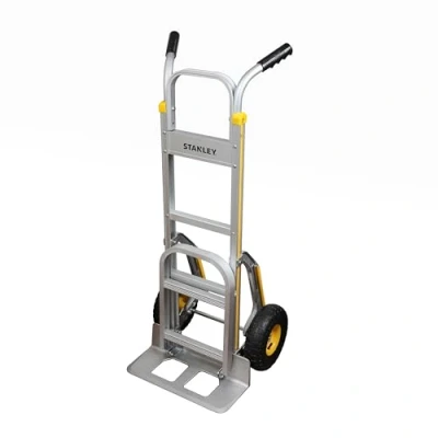 Afbeelding van Stanley Steekwagen HT514 Max. 200KG Opvouwbaar plateau Aluminium 51 x 80 123 CM Zilver/Geel
