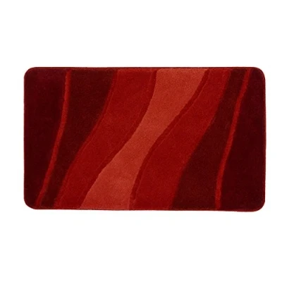 Afbeelding van Meusch 2322468360 badmat Ocean, 60 x 100 cm, granaat