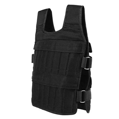 Afbeelding van Hardlopen gewichtsvest, ademend, netweefsel, belastbaar tot 15 kg, voor workout, fitness, hardlopen, krachttraining