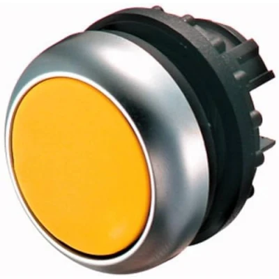 Afbeelding van Eaton 216950 Lichtdrukknop, vlak, geel, vergrendelend