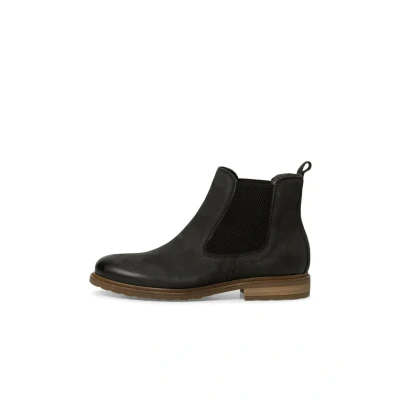 Afbeelding van Tamaris Korte laarzen, Dames, Maat: 40, Black structured Leer