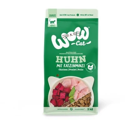 Afbeelding van 2kg Wow Cat Adult met kip droogvoer voor katten