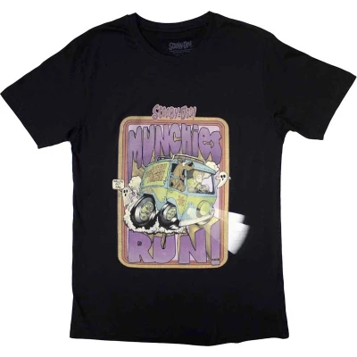 Afbeelding van ScoobyDoo Munchies Run Heren T shirt L Zwart