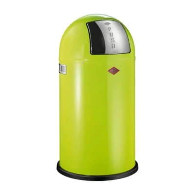 Afbeelding van Prullenbak Wesco Pushboy Limegreen 50L