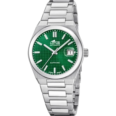 Afbeelding van Lotus Horloge, Heren, Maat: One Size, Green automatic