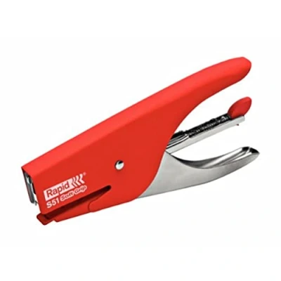 Afbeelding van Rapid 10538741 heftang S51Soft Grip, metaal, 12 vellen, violet