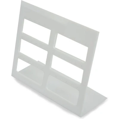 Afbeelding van Max 818200341 Witte sieradenhouder voor 15 paar oorbellen per 3 verpakt