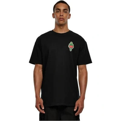 Afbeelding van Upscale by Mister Tee Santa Monica Tshirt print, Heren, Maat: Small, Black