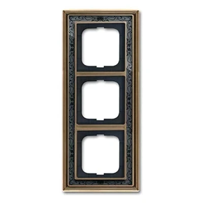 Afbeelding van Abb busch jaeger afdekraam 3 voudig dynasty antiek decor antra 2cka001754a4670