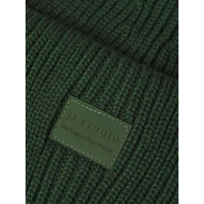 Afbeelding van JACK &amp; JONES Jachakkai beanie voor heren, gebreide muts, Combu Green, Eén maat