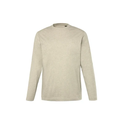 Afbeelding van JP1880 Langarm MIT Logorundhals Regular FIT Sweater, Heren, Maat: 6XL, Nature melange