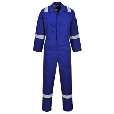 Afbeelding van Portwest AF73 Araflame Zilver Overall, Normaal, Grootte 34, Korenblauw