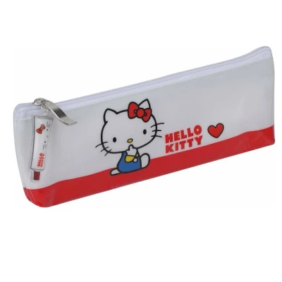 Afbeelding van Hello Kitty Etui / Tasje Wit 21,5x2x8 cm
