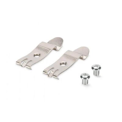 Afbeelding van DIGITUS DIN Rail Adapter Voor Desktop Patch Panel Montage 1 Set = 2 Metalen Clips Metaal