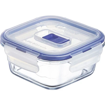 Afbeelding van Luminarc Hermetische Lunchtrommel Pure Box Active 380 Ml Tweekleurig Glas (6 Stuks)