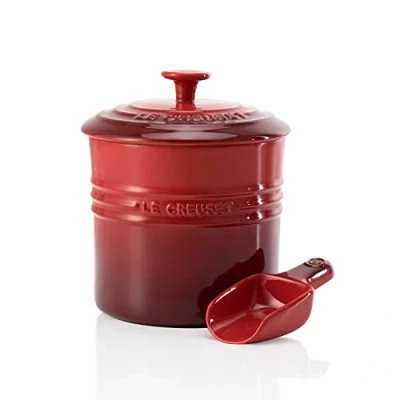 Afbeelding van LE CREUSET Pet Collection Voorraadpot met schepje 1,90l Kerse