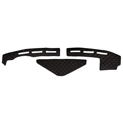 Afbeelding van F CORE Dashboardkap vrachtwagen compatibel voor RENAULT T 01.14 Met nabijheidssensor ZWART/ROOD