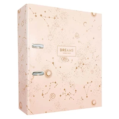 Afbeelding van Interdruk Ordner A4 75 mm Metalen uitvoering Metallic Dreams Cream