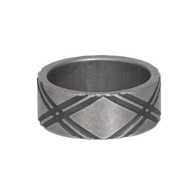 Afbeelding van iXXXi Men Herenring Lamborghini Antiek zilver 19mm