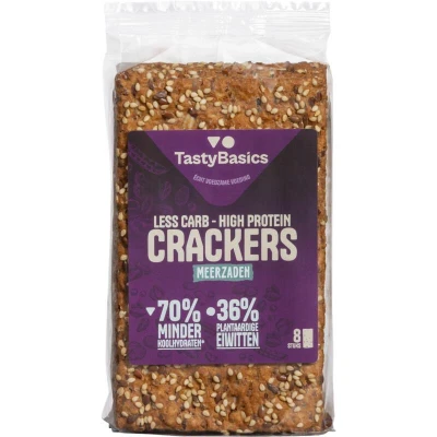 Afbeelding van TastyBasics Crackers meerzaden (8x25 gr)