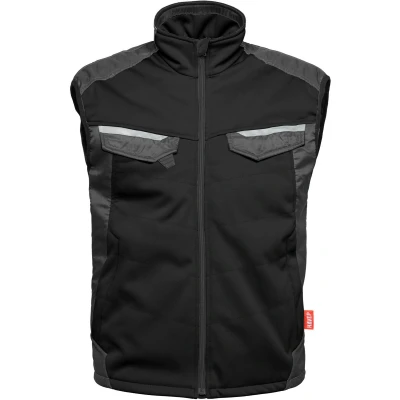 Afbeelding van HaVeP Bodywarmer Attitude 50184 Zwart/Charcoal Grijs Maat XL