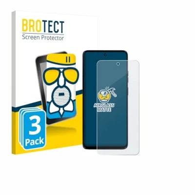 Afbeelding van BROTECT Screenprotector voor Motorola Moto G56 Folie Beschermfolie Beschermglas matte (3 Stuks)