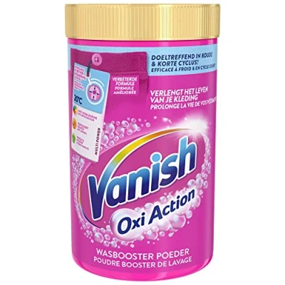 Afbeelding van Vanish Oxi Action Wasbooster Poeder Gekleurde en Witte Was 1500 gram
