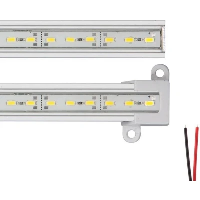Afbeelding van LED strip 100cm Aluminium profiel 12V IP65 Extra warm wit