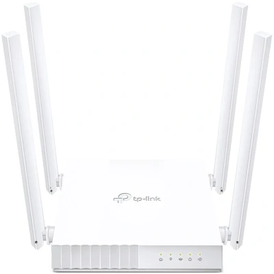 Afbeelding van TP LINK ARCHER C24 draadloze router Fast Ethernet Dual band (2.4 GHz / 5 GHz) Wit