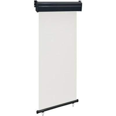 Afbeelding van vidaXL Balkonscherm 85x250 cm crèmekleurig