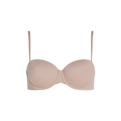Afbeelding van Calvin Klein Underwear Lightly Lined Strapless Perfectly FIT Beugel BH, Dames, Maat: 70A, Cedar
