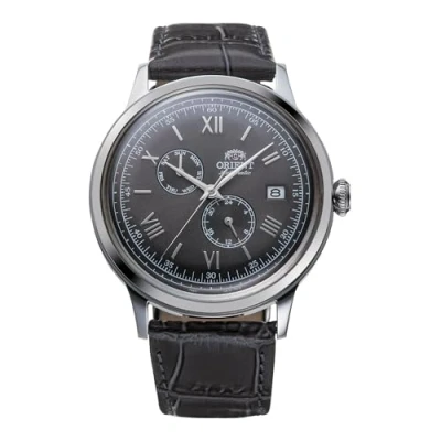 Afbeelding van Orient Elegant horloge RA AK0704N10B, Grijs IJzer, Klassiek