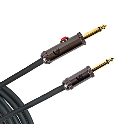 Afbeelding van D&quot;;Addario AGL 20 Custom Series instrumentkabel met circuitbreaker vergrendelbaar recht 6 m