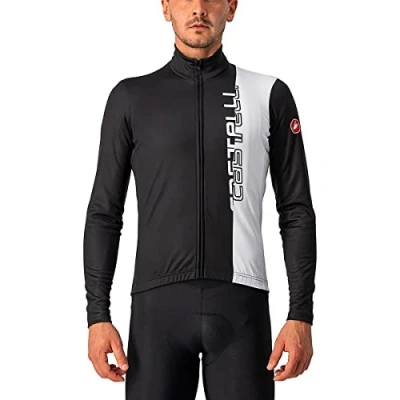 Afbeelding van CASTELLI Traguardo Jersey Fz Sweatshirt voor heren, Hellschwarz/Weiß, M