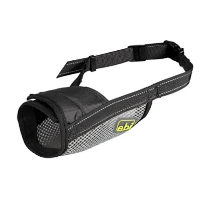 Afbeelding van Ebi Muilkorf Hond Muilband Mesh Xs 12 28cm / Ø15 19cm Zwart 1st